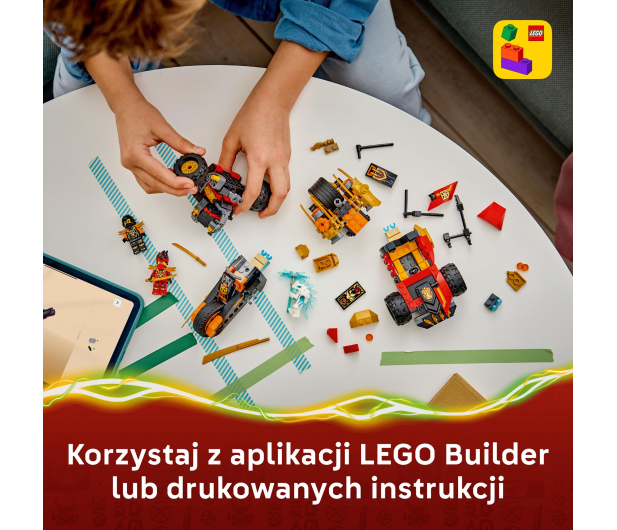 LEGO NINJAGO 71864 Wielofunkcyjne pojazdy Kaia i Cole’a - 1529845 - zdjęcie 8